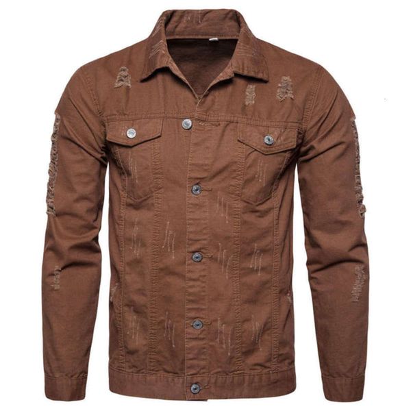 2021 autumn and winter new fashion trend solid lapel slim hole jacket men's coat for men ing, Black;brown
2021 autumn and winter new fashion trend solid lapel slim hole jacket men's coat for men ing, Black;brown