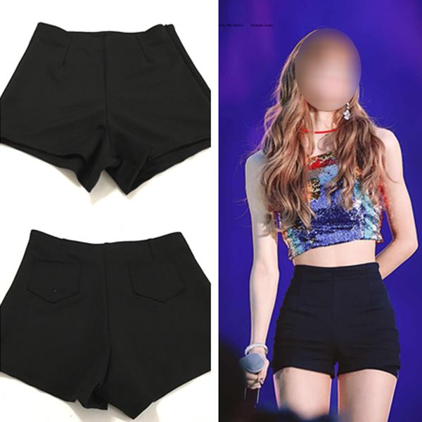 pole dance costume female jazz clothing pole dance shorts elastic high waist korean girl group pants rave clothes, Black;red
pole dance costume female jazz clothing pole dance shorts elastic high waist korean girl group pants rave clothes, Black;red