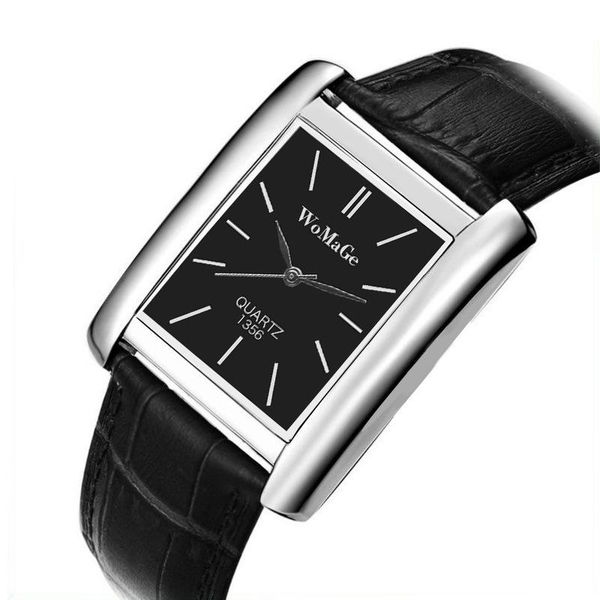 wristwatches womage fashion belt watch creative rectangular dial couple watches ladies men's casual quartz reloj hombres, Slivery;brown
wristwatches womage fashion belt watch creative rectangular dial couple watches ladies men's casual quartz reloj hombres, Slivery;brown