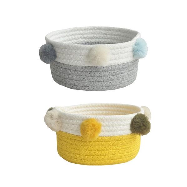 storage baskets 2x cotton woven basket clothing magazine deskremote control snack gray+white & yellow+white
storage baskets 2x cotton woven basket clothing magazine deskremote control snack gray+white & yellow+white