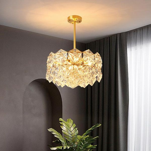 light luxury post-modern crystal chandelier creative simple copper dining room living room bedroom atmospheric lamp
light luxury post-modern crystal chandelier creative simple copper dining room living room bedroom atmospheric lamp