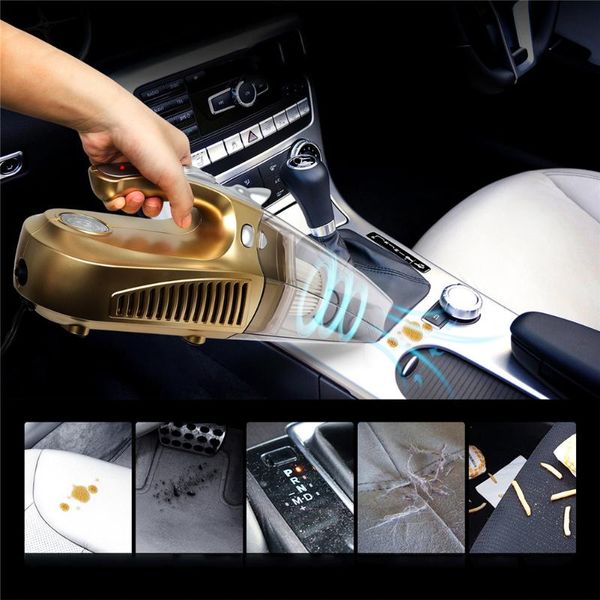 120w car vacuum cleaner handheld strong suction golden wet dry dual use with pneumatic dual-purpose motor 34x1x14cm
120w car vacuum cleaner handheld strong suction golden wet dry dual use with pneumatic dual-purpose motor 34x1x14cm