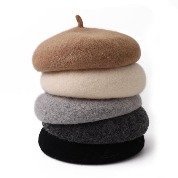 caps & hats korean children beret hat wool baby solid color girls autumn winter beanie classic painter cap kids, Yellow
caps & hats korean children beret hat wool baby solid color girls autumn winter beanie classic painter cap kids, Yellow