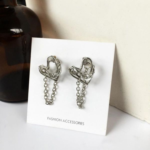 hoop & huggie personality fashion stud earrings hollow out heart shape long tassel women's elegant temperament valentine's day gif, Golden;silver
hoop & huggie personality fashion stud earrings hollow out heart shape long tassel women's elegant temperament valentine's day gif, Golden;silver