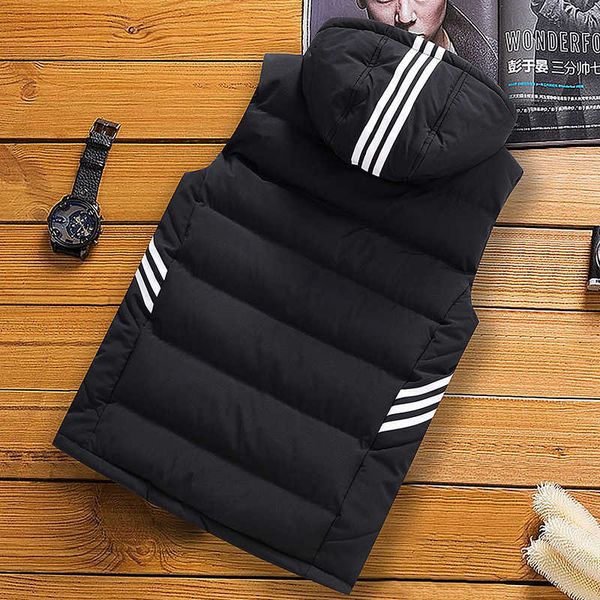 men's winter couple sports padded vest thickened down cotton jacket fk1899, Black;white
men's winter couple sports padded vest thickened down cotton jacket fk1899, Black;white