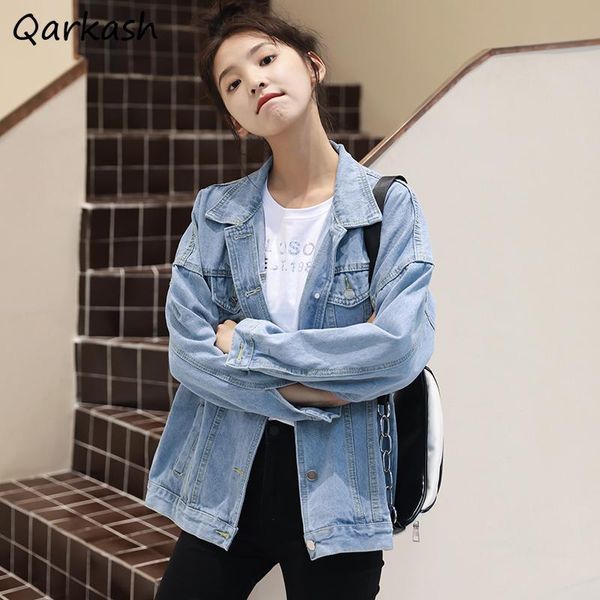 women's jackets denim women vintage simple ulzzang all-match classic leisure ladies basic loose chic single breasted ins ly, Black;brown
women's jackets denim women vintage simple ulzzang all-match classic leisure ladies basic loose chic single breasted ins ly, Black;brown