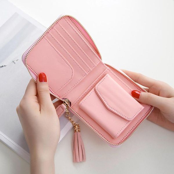 wallets coin purse wallet women change bag id holder purses womens female leather tassel pendant money, Red;black
wallets coin purse wallet women change bag id holder purses womens female leather tassel pendant money, Red;black