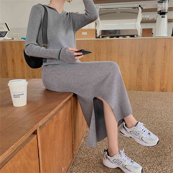casual dresses hzirip slim hooded sweaters dress autumn knitwear elegant office lady bottoming chic mujer straight pullovers vestidos u388, Black;gray
casual dresses hzirip slim hooded sweaters dress autumn knitwear elegant office lady bottoming chic mujer straight pullovers vestidos u388, Black;gray
