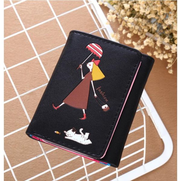 wallets women clutch small wallet pu leather coin purse cute cat printed short card holders handbags a5, Red;black
wallets women clutch small wallet pu leather coin purse cute cat printed short card holders handbags a5, Red;black