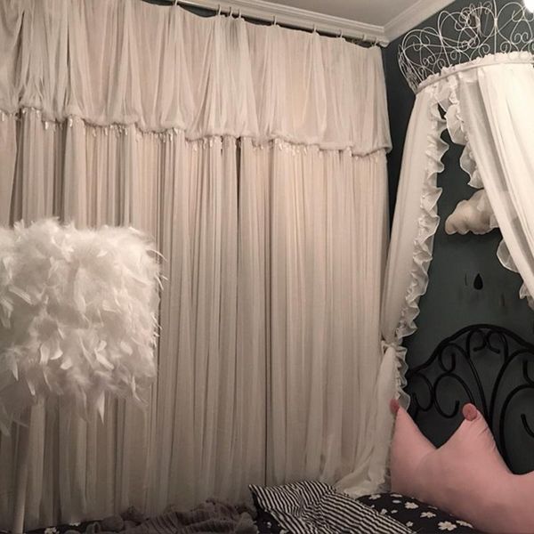 curtain & drapes customized bay window girl princess style gray net red lace ins white bedroom shading children nordic cloth
curtain & drapes customized bay window girl princess style gray net red lace ins white bedroom shading children nordic cloth