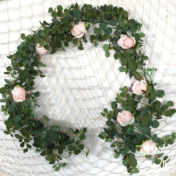 decorative flowers & wreaths 1.85cm artificial garland fake peony eucalyptus vine greenery hanging for wedding home party garden craft art d
decorative flowers & wreaths 1.85cm artificial garland fake peony eucalyptus vine greenery hanging for wedding home party garden craft art d