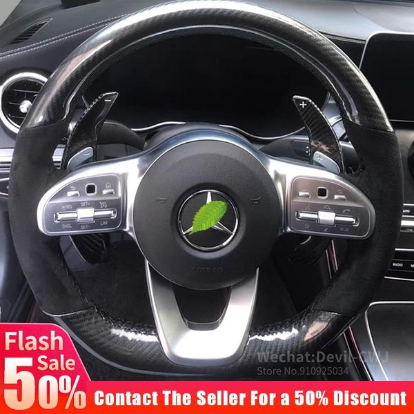 steering wheel covers alcantara carbon fiber cover for - glc c-class e-class c260l e300l a200l gla gls a260 car accessories
steering wheel covers alcantara carbon fiber cover for - glc c-class e-class c260l e300l a200l gla gls a260 car accessories
