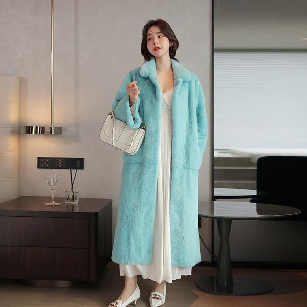 women's fur & faux imported natural real whole mink overcoats purple label velvet coats jackets high ended loose warm clothes, Black
women's fur & faux imported natural real whole mink overcoats purple label velvet coats jackets high ended loose warm clothes, Black