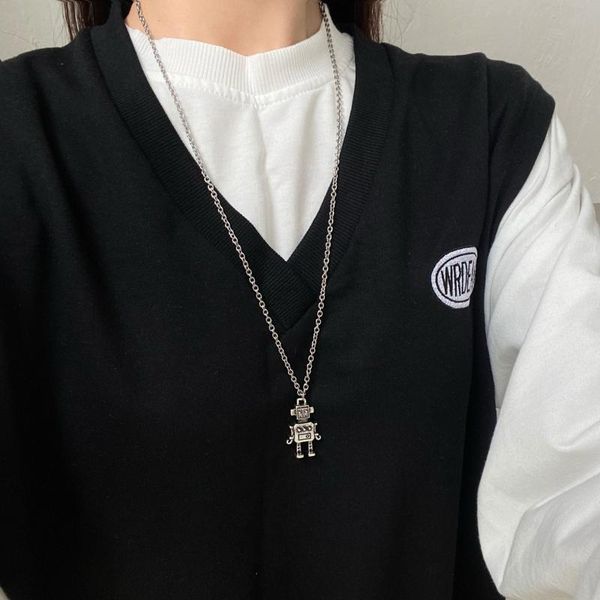chains net celebrity old trendy necklace personality niche retro robot temperament long sweater chain, Silver
chains net celebrity old trendy necklace personality niche retro robot temperament long sweater chain, Silver