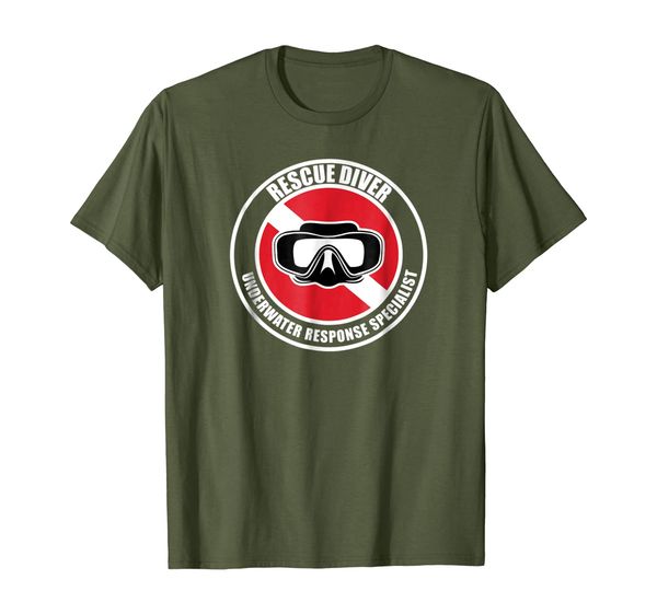 Scuba Gift Tee - Rescue Diver T shirt, Mainly pictures