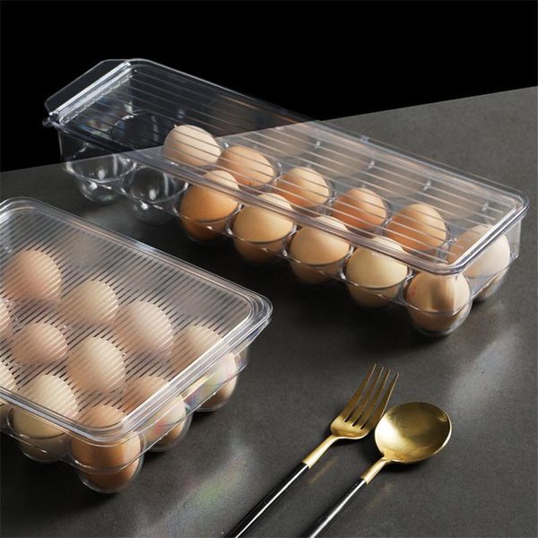 storage bottles & jars 12/14/21/30 grids plastic egg box with lid kitchen refrigerator food containers transparent fresh keeping tray
storage bottles & jars 12/14/21/30 grids plastic egg box with lid kitchen refrigerator food containers transparent fresh keeping tray