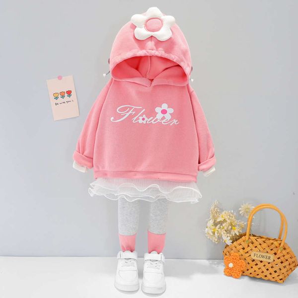 hooded spring new flower sweater two piece girls' children's korean skirt suit 1587, White
hooded spring new flower sweater two piece girls' children's korean skirt suit 1587, White