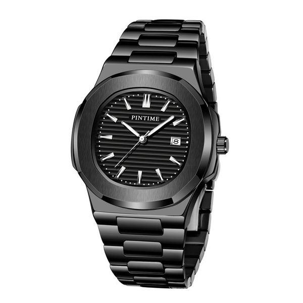designer fashion classic men's business foreign trade quartz watch steel strap luminous waterproof hip-hop watch, Silver
designer fashion classic men's business foreign trade quartz watch steel strap luminous waterproof hip-hop watch, Silver