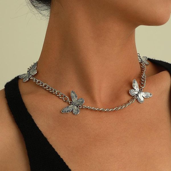 chokers butterfly necklace choker for women gold silver color clavicle chain punk jewelry personality gifts pendant, Golden;silver
chokers butterfly necklace choker for women gold silver color clavicle chain punk jewelry personality gifts pendant, Golden;silver
