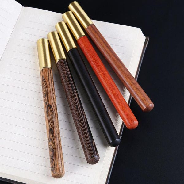 fountain pens wood brass ballpoint pen 0.5mm black ink roller ball signature fine writing tool stationery student gift
fountain pens wood brass ballpoint pen 0.5mm black ink roller ball signature fine writing tool stationery student gift