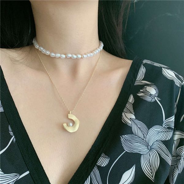 hbp fashion minority french double alphabet pendant pearl necklace neckchain clavicle chain bracelet woman choker, Silver
hbp fashion minority french double alphabet pendant pearl necklace neckchain clavicle chain bracelet woman choker, Silver