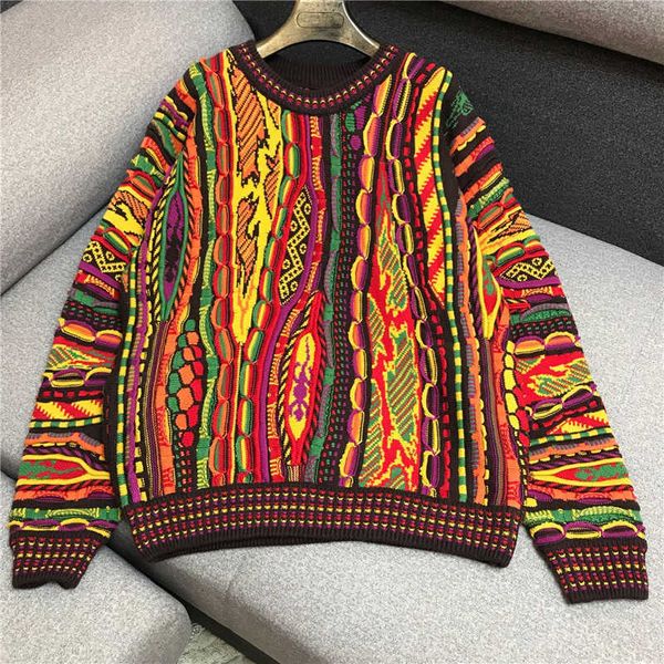 spring new women's o-neck long sleeve colorful geometric 3d pattern embroidery gradient colot knitted sweater pullover jumpers, White;black
spring new women's o-neck long sleeve colorful geometric 3d pattern embroidery gradient colot knitted sweater pullover jumpers, White;black