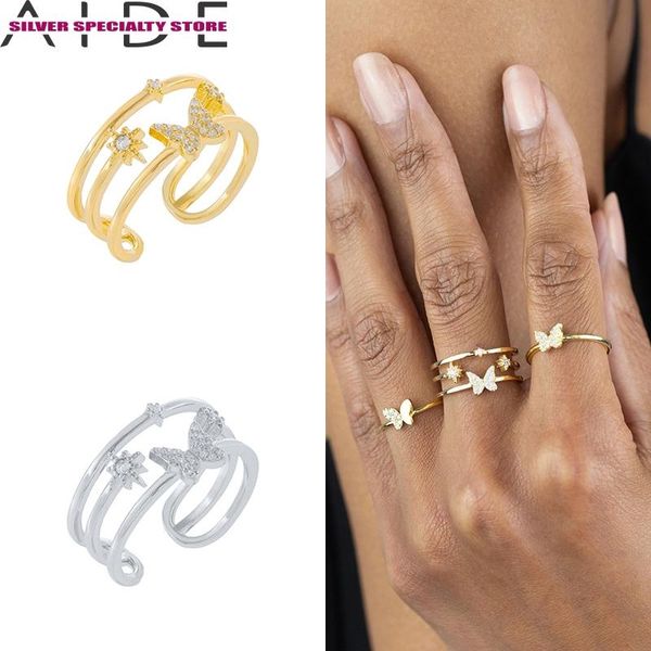 cluster rings aide 925 sterling silver anillos gold for women 2021 crystal cz fine jewelry wedding open bague bijoux jewels gift, Golden;silver
cluster rings aide 925 sterling silver anillos gold for women 2021 crystal cz fine jewelry wedding open bague bijoux jewels gift, Golden;silver