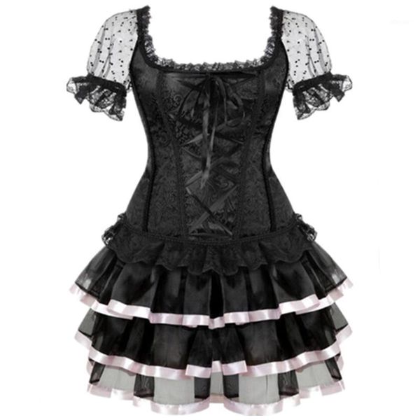 bustiers & corsets off shoulder corset dress floral lace up bustier burlesque waist trainer body shaper slimming overbust with skirt, Black;white
bustiers & corsets off shoulder corset dress floral lace up bustier burlesque waist trainer body shaper slimming overbust with skirt, Black;white