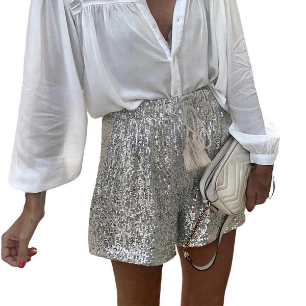 women's shorts fashion club dancing casual drawstring elastic waist summer short pants, White;black
women's shorts fashion club dancing casual drawstring elastic waist summer short pants, White;black