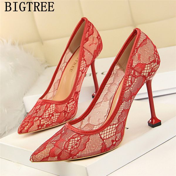 bigtree shoes lace shoes pointed toe high heels pumps women shoes high heels sandals women zapatos de mujer sapato feminino, Black
bigtree shoes lace shoes pointed toe high heels pumps women shoes high heels sandals women zapatos de mujer sapato feminino, Black