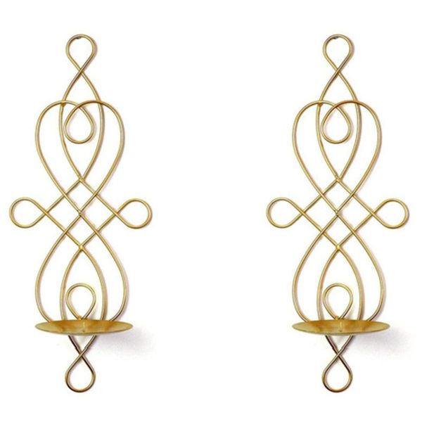 wall candle sconcesiron hanging candle holder for home, living room, party, events decoration (gold)
wall candle sconcesiron hanging candle holder for home, living room, party, events decoration (gold)