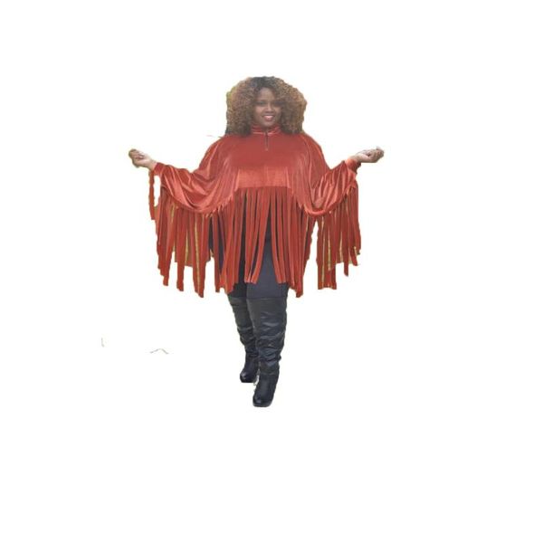 plus size t-shirt 2021 autumn and winter women streetwear 4xl batwing sleeve tassel patchwork cloak coat elegant outwear, Black
plus size t-shirt 2021 autumn and winter women streetwear 4xl batwing sleeve tassel patchwork cloak coat elegant outwear, Black