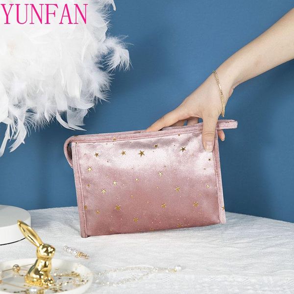 cosmetic bags & cases korean version of velvet bronzing bag flannel storage portable multifunctional toiletry package all-match
cosmetic bags & cases korean version of velvet bronzing bag flannel storage portable multifunctional toiletry package all-match