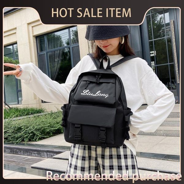 backpack korean version harajuku backpack school male school student junior high schoolbag student fashion female high couple nnsen, Red;black
backpack korean version harajuku backpack school male school student junior high schoolbag student fashion female high couple nnsen, Red;black
