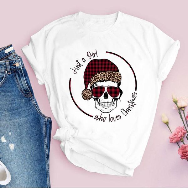 women's t-shirt merry christmas leopard face trend cute tees for women print holiday clothing lady female year t shirt graphic, White
women's t-shirt merry christmas leopard face trend cute tees for women print holiday clothing lady female year t shirt graphic, White