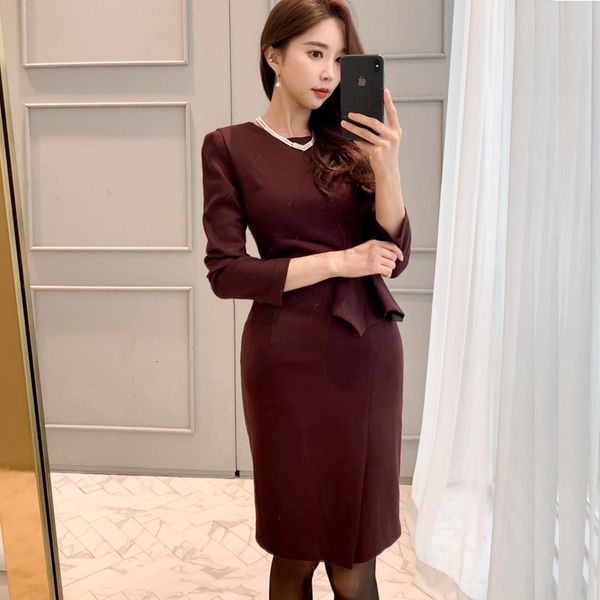 new arrival comfortable ruffles o-neck formal temperamental solid work style vintage elegant cute slim pencil dress pxvm, White;black
new arrival comfortable ruffles o-neck formal temperamental solid work style vintage elegant cute slim pencil dress pxvm, White;black