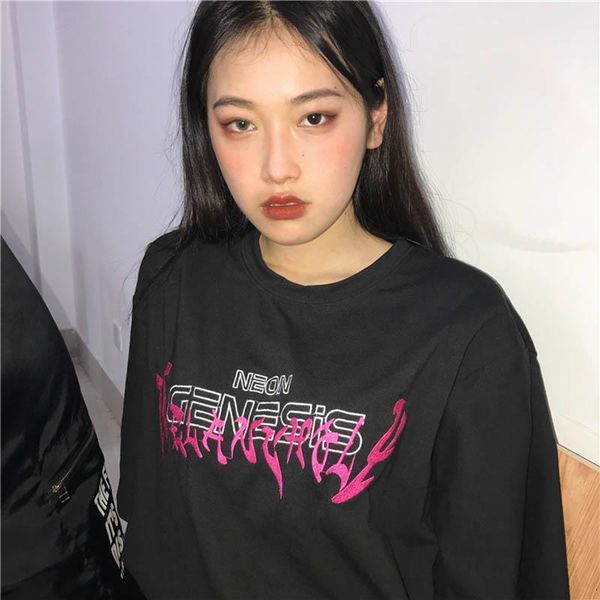 april momo 2021 women's t-shirt summer o-neck harajuku tee female printed letter short-sleeve ladies bottoming fashion tee, White
april momo 2021 women's t-shirt summer o-neck harajuku tee female printed letter short-sleeve ladies bottoming fashion tee, White