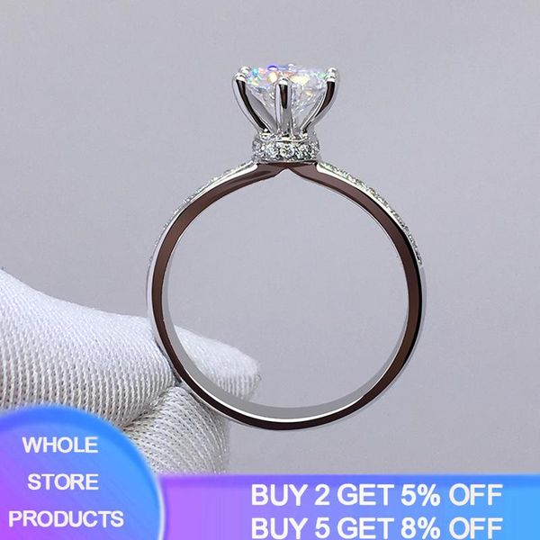 cluster rings yanhui fine jewelry 1 lab diamond for women party elegant bridal 925 silver wedding engagement xr050, Golden;silver
cluster rings yanhui fine jewelry 1 lab diamond for women party elegant bridal 925 silver wedding engagement xr050, Golden;silver
