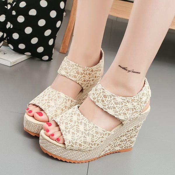 sandals weweya peep-toe women summer platform sandal shoes breathable ladies walking shopping beige size 35-41, Black
sandals weweya peep-toe women summer platform sandal shoes breathable ladies walking shopping beige size 35-41, Black