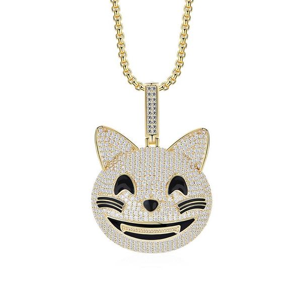 pendant necklaces cute animal theme smiling kitten copper zircon necklace jewelry party gift gold silver
pendant necklaces cute animal theme smiling kitten copper zircon necklace jewelry party gift gold silver