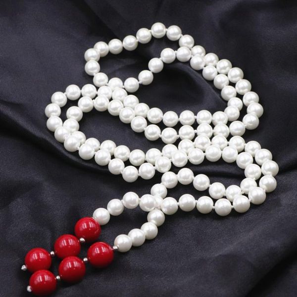 pendant necklaces long chain necklace simulated pearl tassel for women round artificial coral glass pearls bride chains 34" a740, Silver
pendant necklaces long chain necklace simulated pearl tassel for women round artificial coral glass pearls bride chains 34" a740, Silver