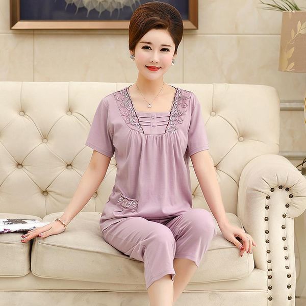 new arrived women pajamas set summer floral lace pyjamas cotton sleepwear women night suit tracksuit home clothing for female, Black;red
new arrived women pajamas set summer floral lace pyjamas cotton sleepwear women night suit tracksuit home clothing for female, Black;red