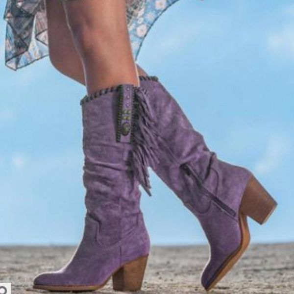 boots wedge women knee high fashion chunky heels tassel slip-on ridding western plus size female shoes 2021 autumn, Black
boots wedge women knee high fashion chunky heels tassel slip-on ridding western plus size female shoes 2021 autumn, Black
