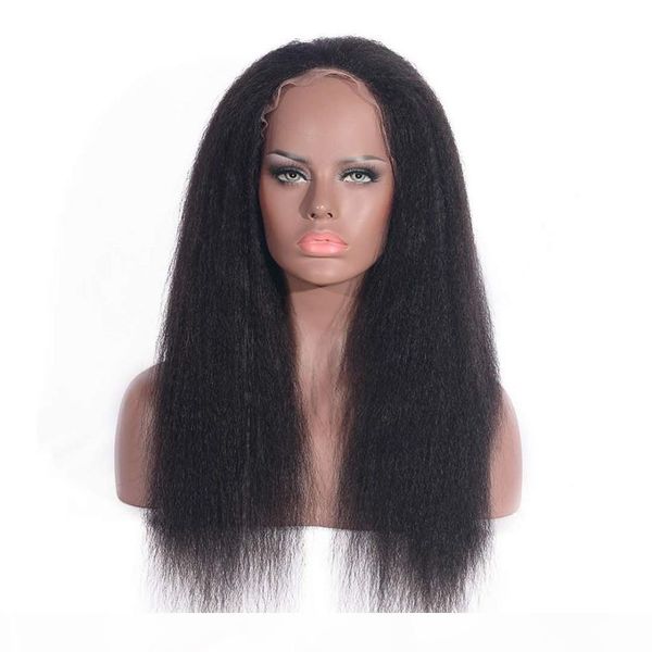 indian human hair lace front kinky straight wig glueless lace wig with bleached knots for black women, Black;brown
indian human hair lace front kinky straight wig glueless lace wig with bleached knots for black women, Black;brown