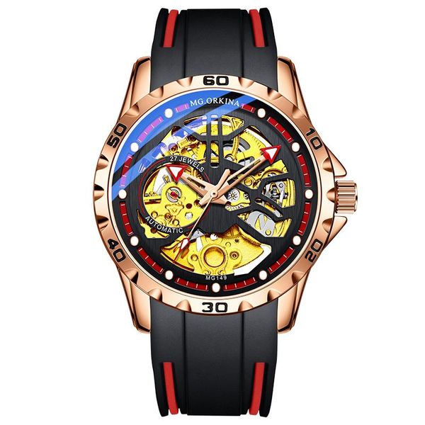 wristwatches fashion sport racing design mens watches automatic mechanical wristwatch quick release silicone band male cloc, Slivery;brown
wristwatches fashion sport racing design mens watches automatic mechanical wristwatch quick release silicone band male cloc, Slivery;brown