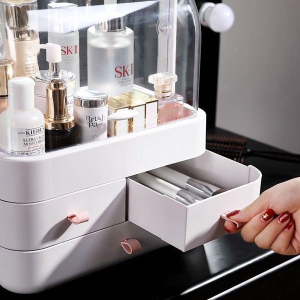 1pc transparent deskorganizer drawer makeup organizer creative cosmetic storage box portable beauty box
1pc transparent deskorganizer drawer makeup organizer creative cosmetic storage box portable beauty box