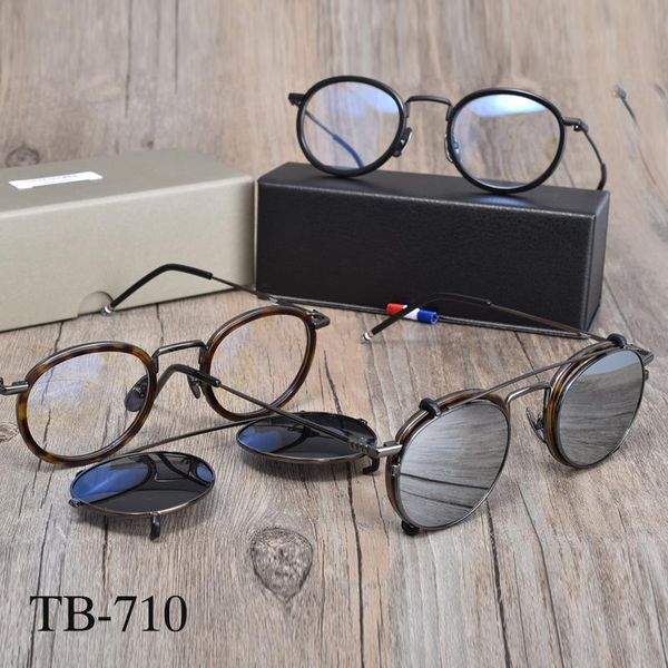 fashion sunglasses frames tom brand eyeglasses men women tb710 optiacl eye glasses clip with original box, Black
fashion sunglasses frames tom brand eyeglasses men women tb710 optiacl eye glasses clip with original box, Black
