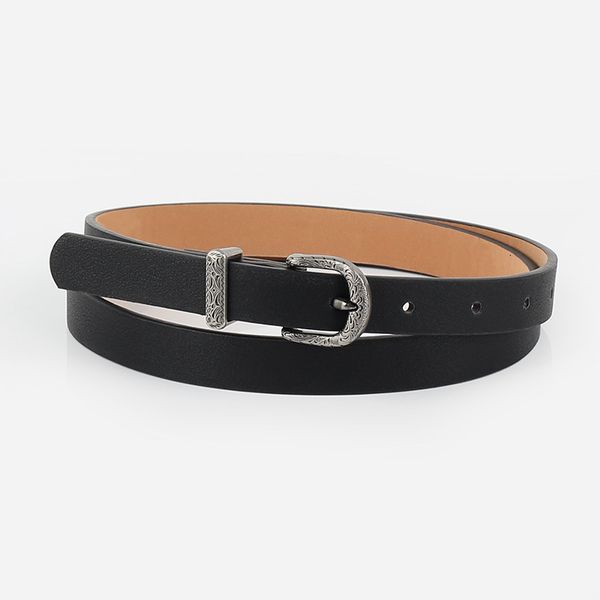 new women's imitation leather belt pu leather versatile simple korean version with jeans belt, Black;brown
new women's imitation leather belt pu leather versatile simple korean version with jeans belt, Black;brown