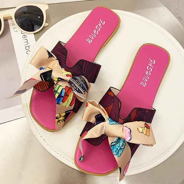 slippers 2021 summer fashion sandals women bow flat square heel outdoor flip-flops beach shoes female soft slides, Black
slippers 2021 summer fashion sandals women bow flat square heel outdoor flip-flops beach shoes female soft slides, Black