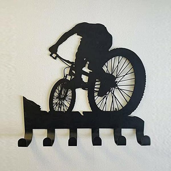 hooks & rails home accessories decorative wall hook metal art silhouette mounted coat with 6 hangers for hat keychain storage
hooks & rails home accessories decorative wall hook metal art silhouette mounted coat with 6 hangers for hat keychain storage